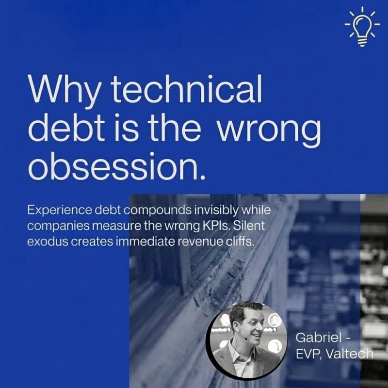 Experience Debt Will Kill Your Brand Faster Than Technical Debt